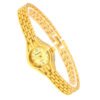 Heart Charm Bracelet Watch - Delicate Chain Wristwatch for Women