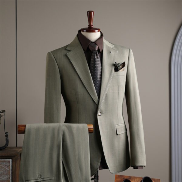 Plaid Suit Men's Business Casual Banquet Wedding Dress Professional Formal Suit