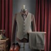 High-End Suit for Men, Pure Gray, Wrinkle-Resistant, Slightly Elastic, Formal Wear, Groom, Wedding, Best Man, Suit Set for Men