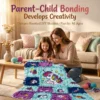 O1CN01ynWOcF2EcQeVUqnKA_2222124958765-0-cib.jpg_ DIY Knotted Quilt Craft Kit - Handmade Patchwork Blanket for Kids