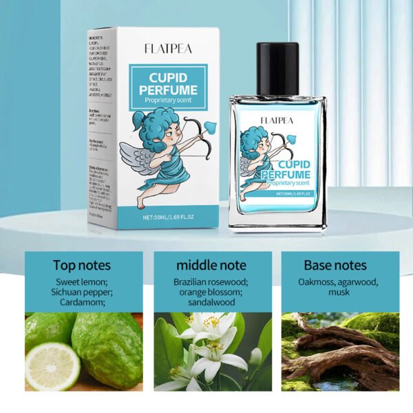 Cupid Men's Cologne Perfume Spray 50ml, Long-Lasting, Portable