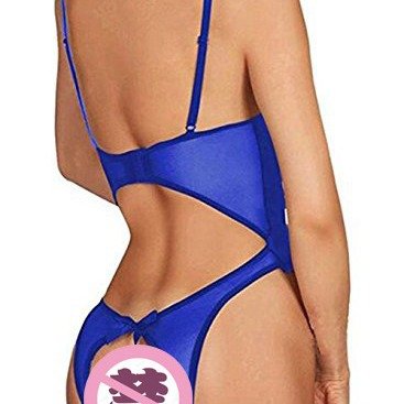 Cross-border foreign trade European and American new sexy lingerie sexy women's mesh dew point hollow jumpsuit sexy suit wholesale
