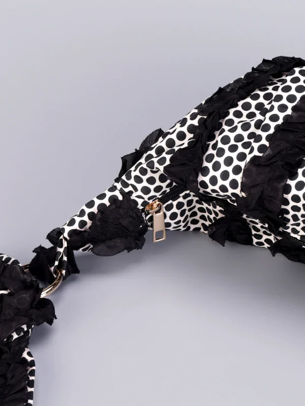 O1CN01zIi7MO1cfDfBQS5Hc_2209246163627-0-cib.jpg_ New Large-Capacity Polka-Dot Pleated Crossbody Bag for Women, Fashionable and Versatile Shoulder Bag, High-End Niche Design Bag