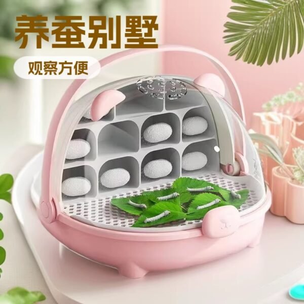 Silkworm Breeding Cage Space Capsule Silkworm Villa Observation Cabin Student Set Third Grade Silkworm Farming Warehouse Wholesale Delivery