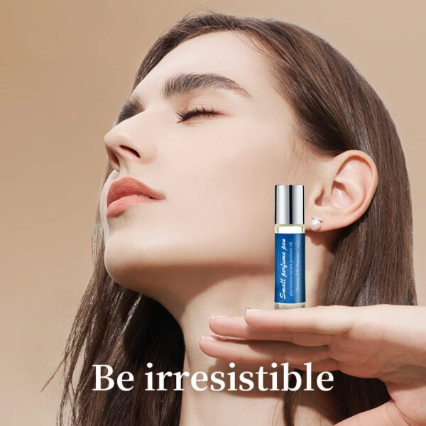 Blue Roller Ball Perfume 10ml, Concentrated Natural Fragrance, Alcohol-Free