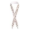 Machine-Embroidered Beaded Bag Strap - Replaceable Leopard Print Shoulder Strap