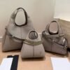 Woven-Look Basket Hobo Tote Bag