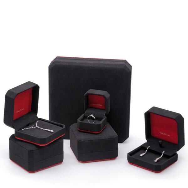 Luxury PU Leather Jewellery Presentation Boxes - Ring, Pendant, Bangle & Necklace Cases