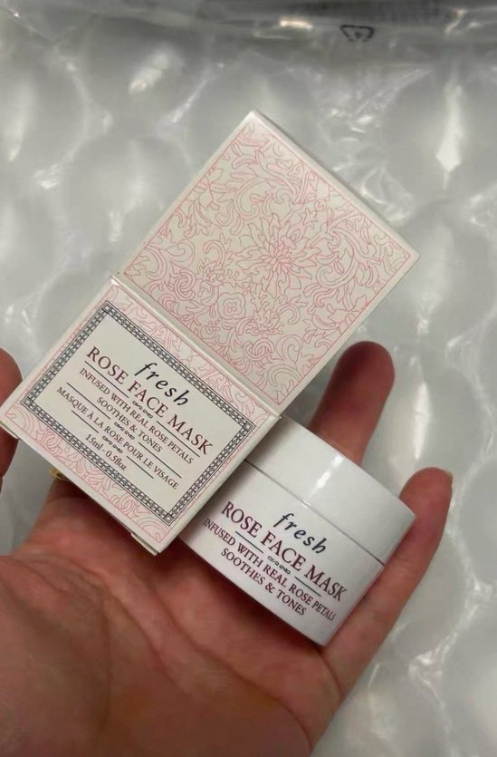 Fresh-Rose-Face-Mask-Mini-15ml Masque Visage Rose Fraîche Mini 15ml