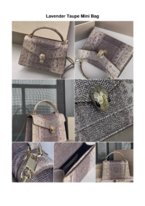 Lavender Taupe Mini Bag
