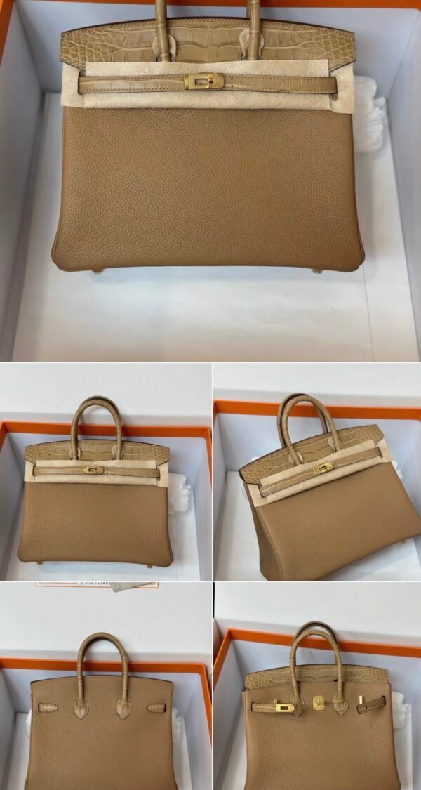 25 cm Touch Togo & Crocodile Top Handle Bag