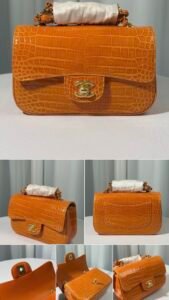 CF 20 Mini Crocodile Chain Bag