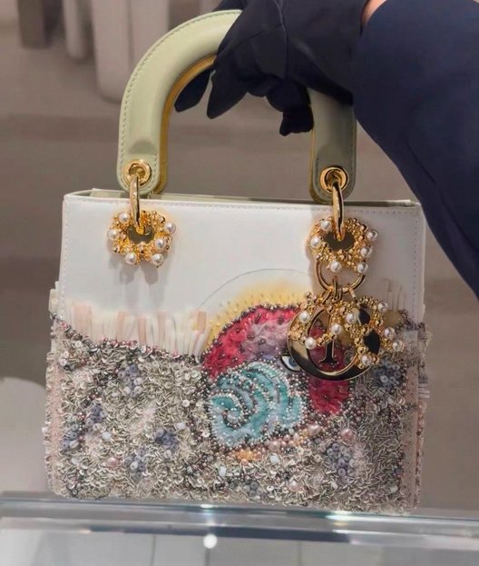 Embellished Top Handle Bag