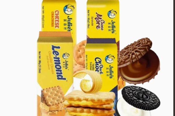 julies-choco-cheese-99g Julie's Sandwich Cookies 99g - Chocolate & Cheese, Malaysia Imported