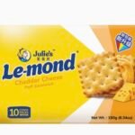 Julie's Le-mond Puff Sandwich Crackers - Cheese & Lemon Cream, Malaysia Imported