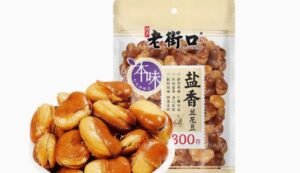Laojiekou Salted Fragrant Orchid Beans 300g – Fried Bean Snack