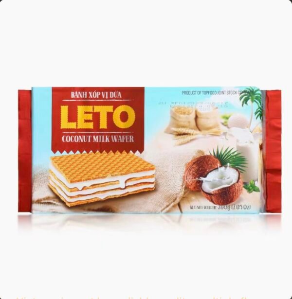 LETO Vietnamese Wafer Biscuits 200g - Assorted Flavors