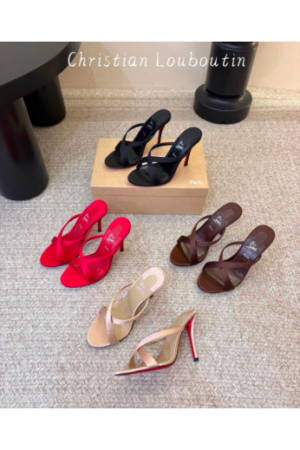 Twisted-Strap Stiletto Sandals