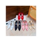 Decorative Buckle Slingback Pumps