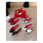 Crystal Strap High-Heel Sandals (Premium)