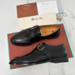 Monk-Strap Leather Dress Shoes