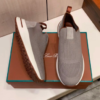 Knit Slip-On Casual Sneakers
