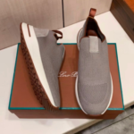 Knit Slip-On Casual Sneakers