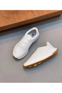 Perforated Low-Top Sneakers