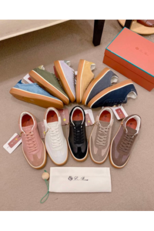Suede Low-Top Casual Sneakers