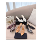 Decorative Buckle Heeled Sandals