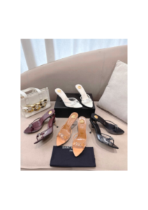 Decorative Buckle Heeled Sandals