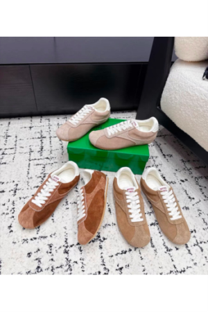 Suede Low-Profile Sneakers