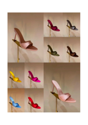 Minimalist Satin Mule Heels