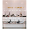 Crystal Coil-Strap Evening Heels