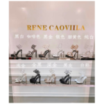 Crystal Coil-Strap Evening Heels