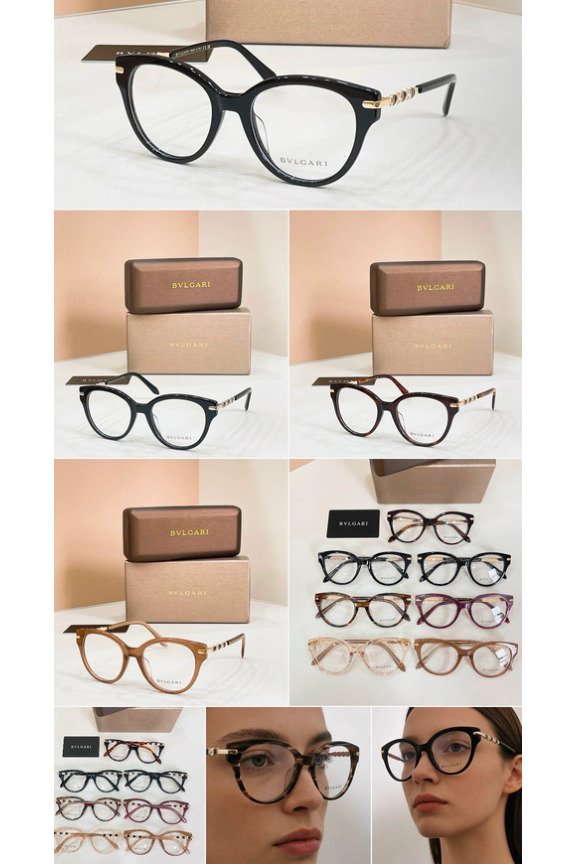 Oval Acetate Fashion Eyewear - 01
