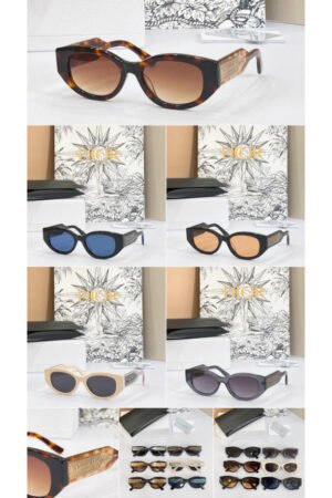 Gradient Oval Acetate Fashion Eyewear - 15