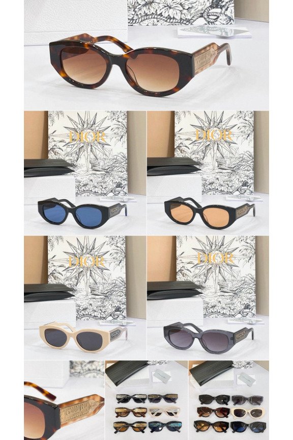 Gradient Oval Acetate Fashion Eyewear - 15