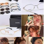 Rectangular Metal-Frame Fashion Eyewear - 20