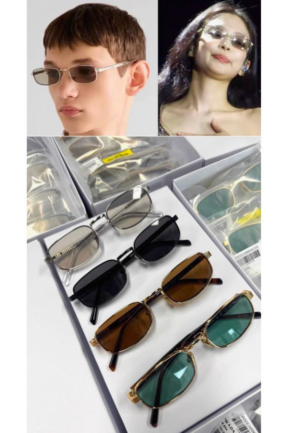 Geometric Metal-Frame Fashion Eyewear - 23