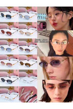Rimless Oval Metal-Frame Fashion Eyewear - 28