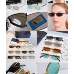 Minimal Rectangular Metal-Frame Fashion Eyewear - 31