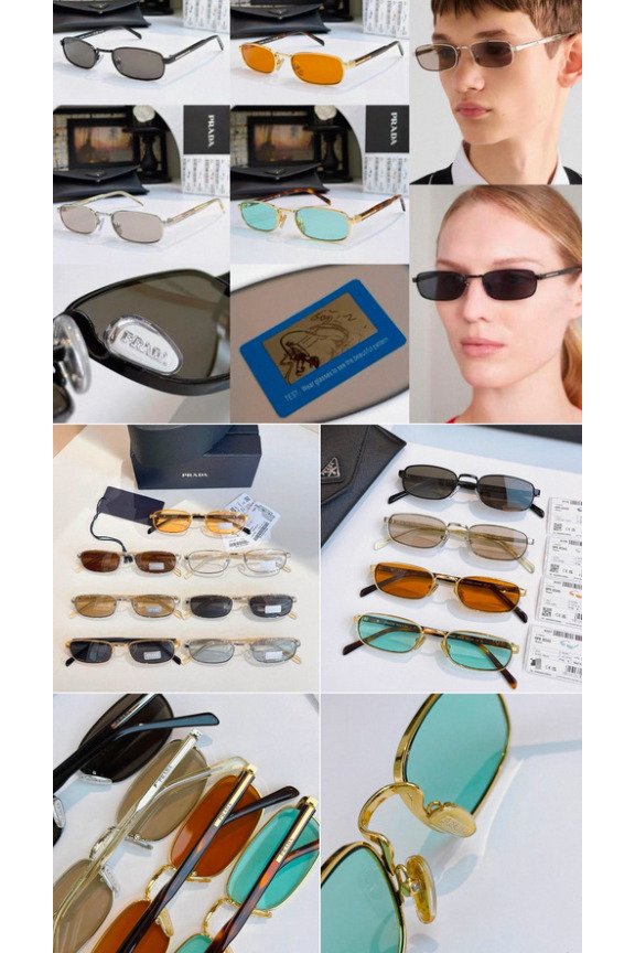 Minimal Rectangular Metal-Frame Fashion Eyewear - 31