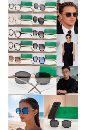 Gradient Oval Metal-Frame Fashion Eyewear - 32
