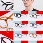 Cat-Eye Mixed-Material Fashion Eyewear - 36