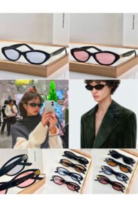Rectangular Mixed-Material Fashion Eyewear – 37