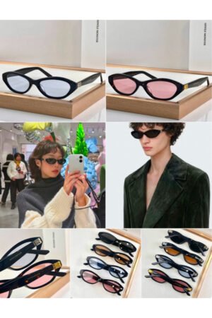 Rectangular Mixed-Material Fashion Eyewear - 37