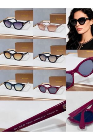 Slim Oval Mixed-Material Fashion Eyewear - 38