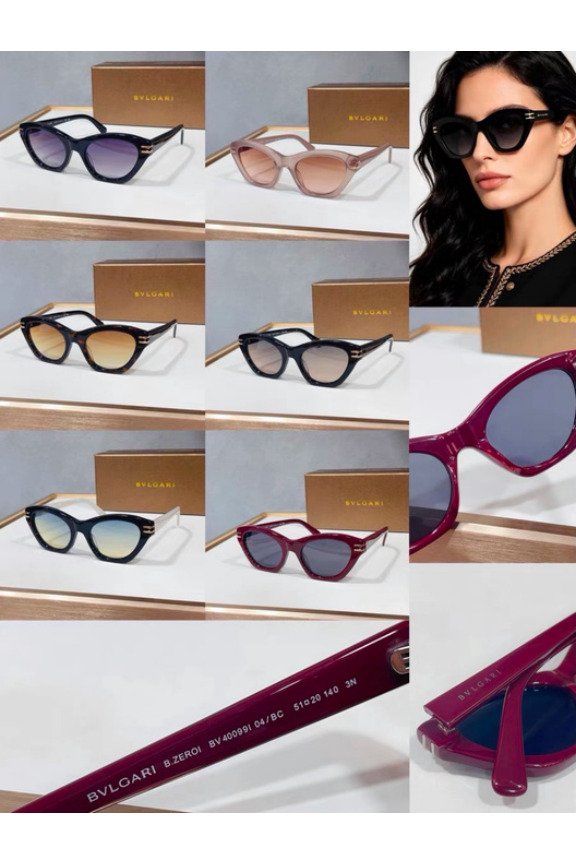 Slim Oval Mixed-Material Fashion Eyewear - 38