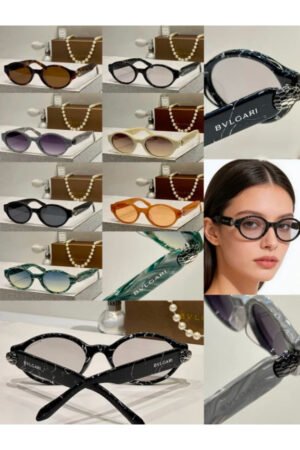 Rounded Mixed-Material Fashion Eyewear - 39